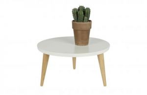 Woood Stolik ELIN 50cm biały - Woood 375423-W