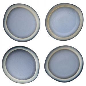 HK Living Talerz obiadowy ceramiczny niebieski 70's - HK Living ACE6038