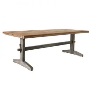 HK Living Stół z drewna tekowego naturalno-szary - HK Living MTA2001