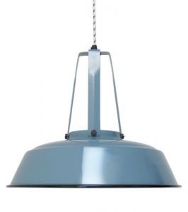 HK Living Lampa WORKSHOP L industrialny niebieski VAA1083